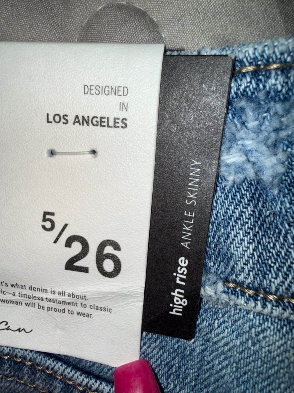 KanCan Ripped Skinny Jeans in Faded Blue - Picture 8 of 8